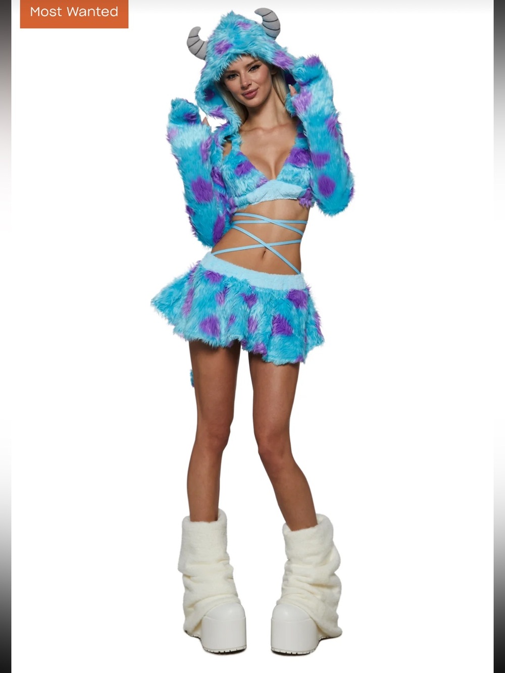 Sexy Trickz N’ Treatz Disney Inspired Sullie Monsters Inc. Costume